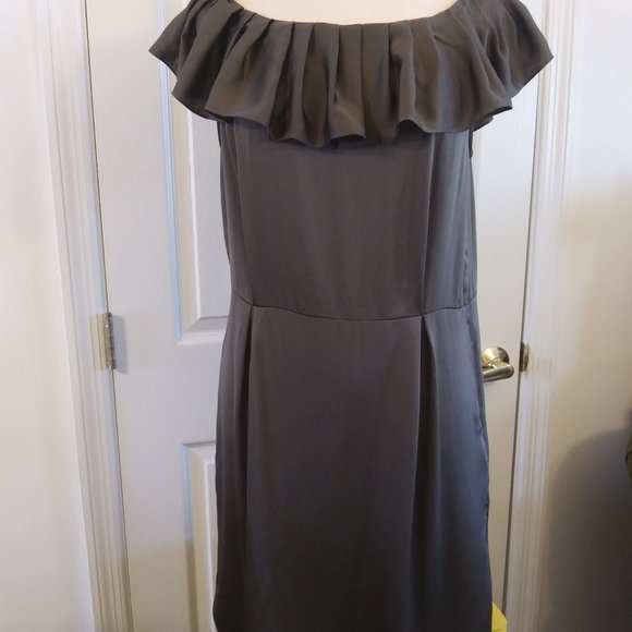 Banana Republic Dresses & Skirts - Banana Republic | Ruffle Top Silk Dress | 14 | NWT